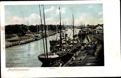 Ansichtskarte Postkarte Nowy Port Neufahrwasser Gda Sk Akpool De