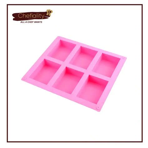 Silicon Soap Mold 6 Cavity