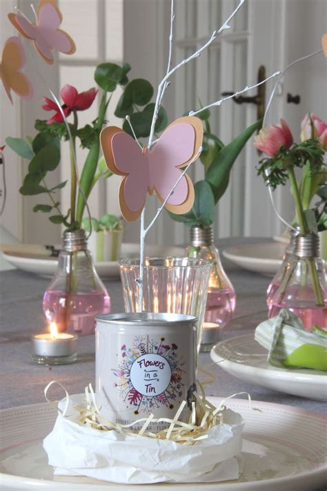 Magnifique déco de table de printemps à faire soi même Le Blog de