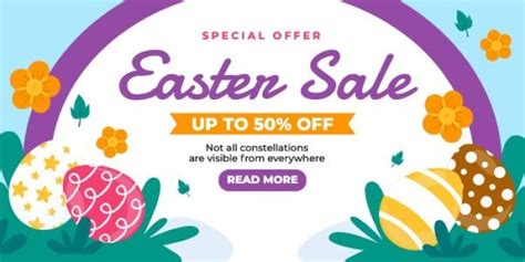 Edit this Hand-drawn Colorful Floral Easter Banner layout online