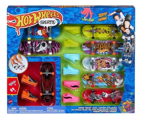 Hot Wheels Skates Pack Set Patineta Para Dedos Fingerboard Meses Sin Intereses