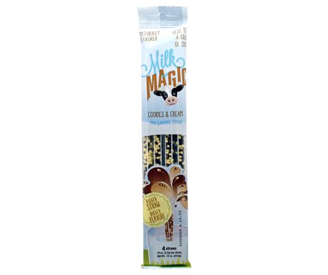 Milk Magic Cookies And Cream Milk Flavoring Straws 4 Pack Big Lots