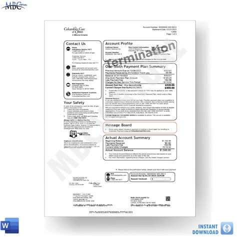 New Aep Ohio Bill Template Mbcvirtual