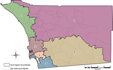 San Diego Zip Code Map