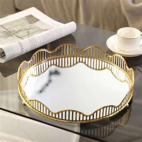 Jual Nampan Tray Stainless Gold Wave Baki Di Seller Surti Shop