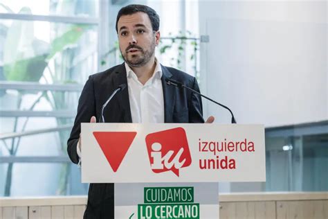 Foto El Coordinador De Izquierda Unida IU Y Ministro De Consumo