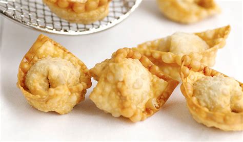 Fried Wontons with Mustard Sauce - CIA Foodies