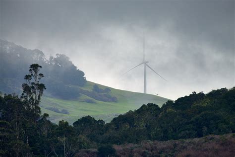 Progress Revealed In The Lifting Fog Wind Turbine Santa Barbara