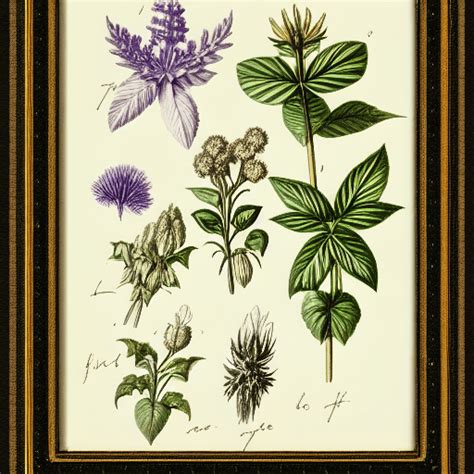 Botanical Sketches Victorian · Creative Fabrica