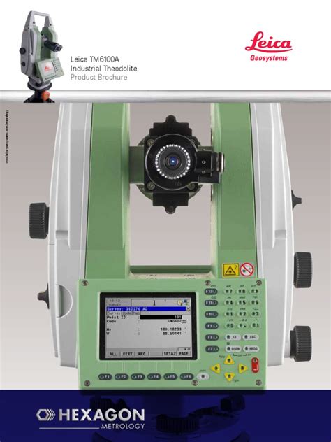 Leica Tm6100a Brochure En Pdf Electromagnetic Radiation Equipment