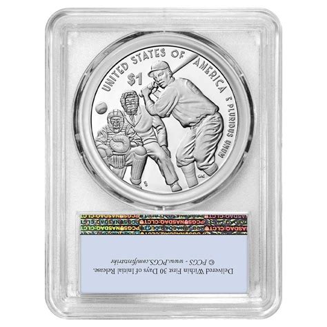 2022 P Negro Leagues Baseball Commemorative Silver Dollar Proof Coin