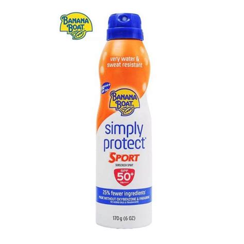 Banana Boat Simply Protect Kids Sunscreen Lotion Spray Spf 50 170g