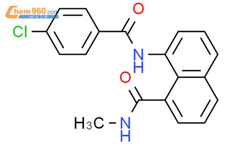 414865 18 2 1 NAPHTHALENECARBOXAMIDE 8 4 CHLOROBENZOYL AMINO N