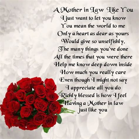 Mother In Law Poems