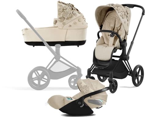 Cybex Priam 4.0 - wózek wielofunkcyjny, zestaw 3w1 z fotelikiem Cloud ...