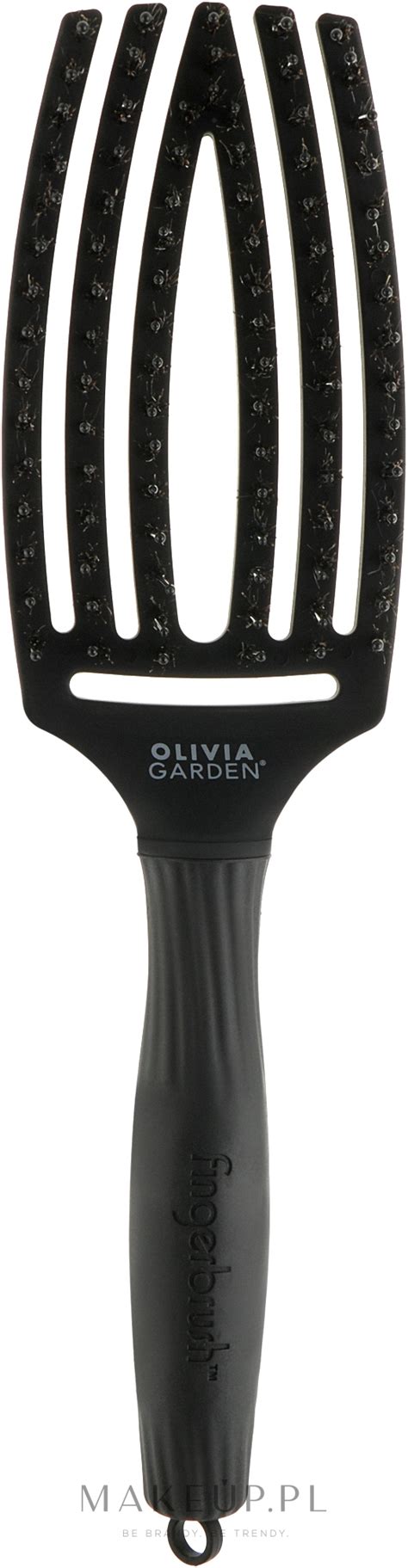 Olivia Garden Fingerbrush Combo Full Black Medium Szczotka Do