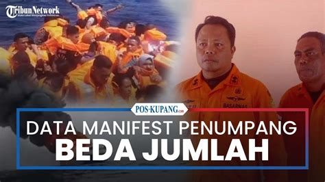 Beda Jumlah Kejanggalan Data Manifest Penumpang Kapal Cantika Dan