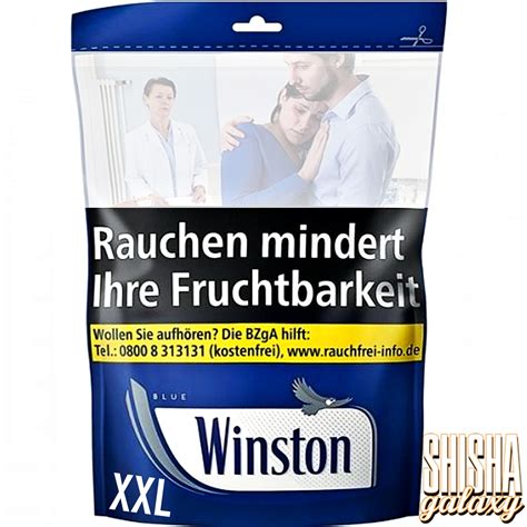 Winston Blue Volumentabak Xxl Beutel G Tabak G Nstig