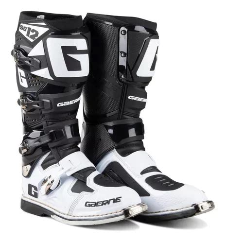 Botas Motocross Enduro Gaerne Sg 12 Negro Blanco