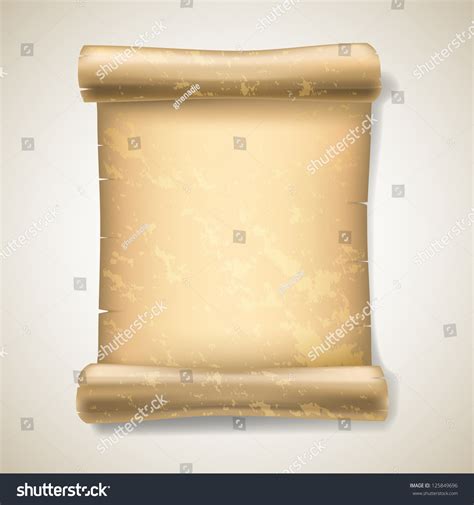 Realistic Ancient Scrolls Stock Vector Royalty Free 125849696
