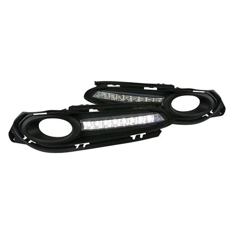 Spec D LF HRV16CDRL DL Fog Light Covers With Switchback LED DRL