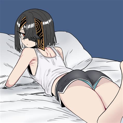 Hmzeus Xu Fu Fate Fate Grand Order Fate Series 1girl Ass Bare Shoulders Bed Black