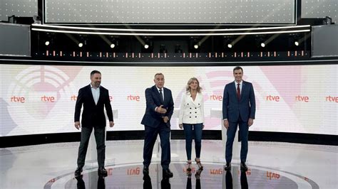 Debate de RTVE entrevistas y la última hora de Sánchez Feijóo Díaz