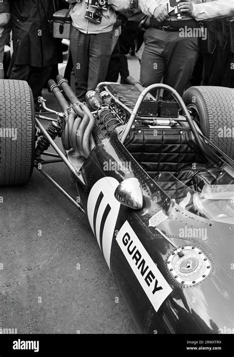 Eagle Weslake Car Of Dan Gurney At The 1967 Watkins Glen F1 Grand Prix