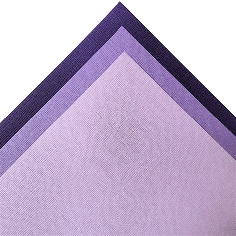 Grape Mono Cardstock Variety Pack 9 Sheets Bazzill 12x12 Cardstock