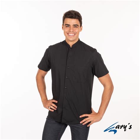 Camisa De Hombre Cuello Mao Garys Red Line Compra Online