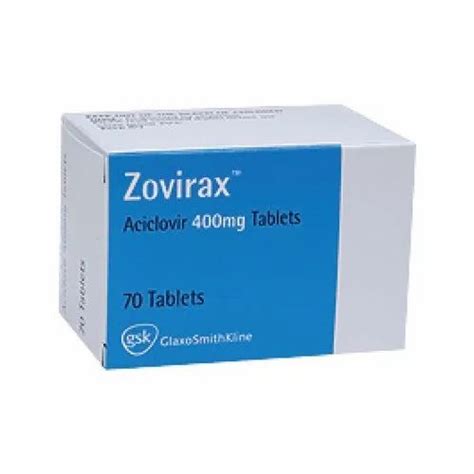 Acyclovir Zovirax 400mg Tablets At Rs 70 Box In Mumbai ID 24637926548