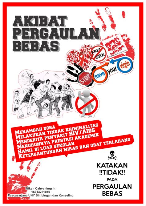 Poster Tentang Pergaulan Bebas