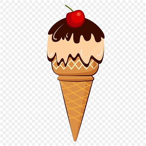 Gambar Vektor Png Desain Es Krim Makanan Dan Manis Png Es Krim