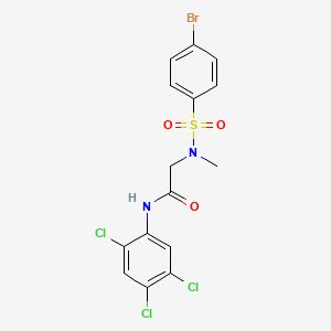 Bromophenyl Sulfonyl Methyl Amino N Trichlorophenyl