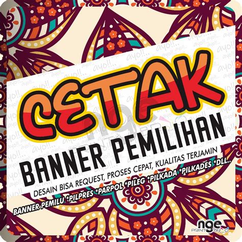 Jual Spanduk Caleg Spanduk Pemilu Banner Caleg Banner Pemilihan