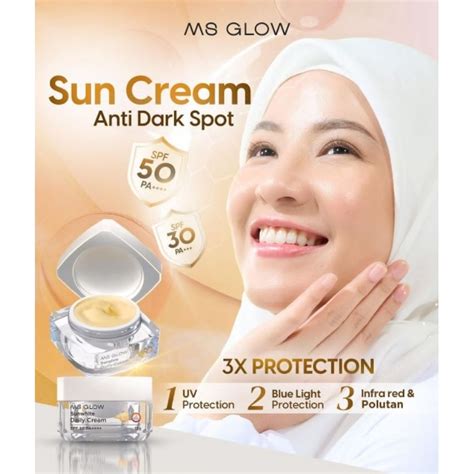 Jual Sunwhite Daily Cream SPF 50 PA 12 Gr MS GLOW BARCODE Shopee