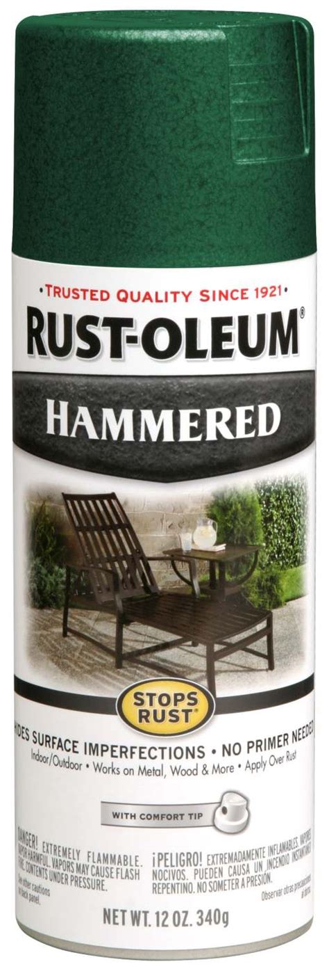 RUST-OLEUM® 7211830 12-Ounce Deep Green Hammered Spray Paint at Sutherlands