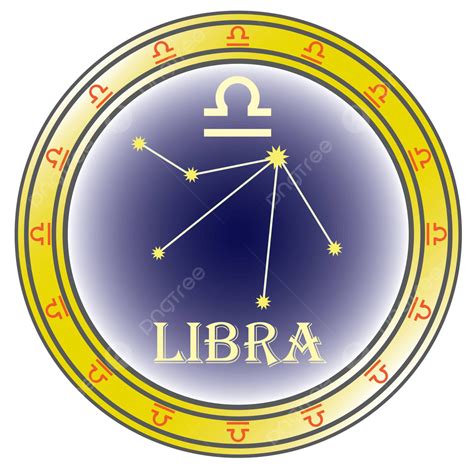 Zodiac Sign Libra Astrological Destiny Figure Vector Astrological