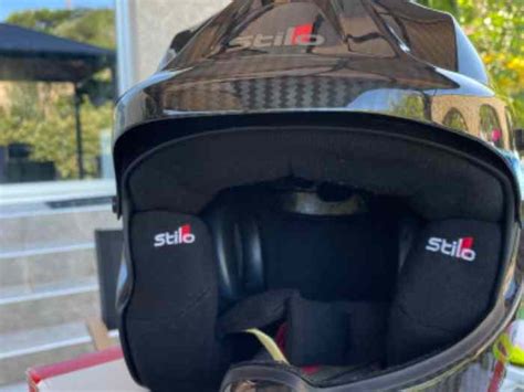 Casque Stilo Wrc Carbon Piuma Hans Hybrid Quick Release Pi Ces Et