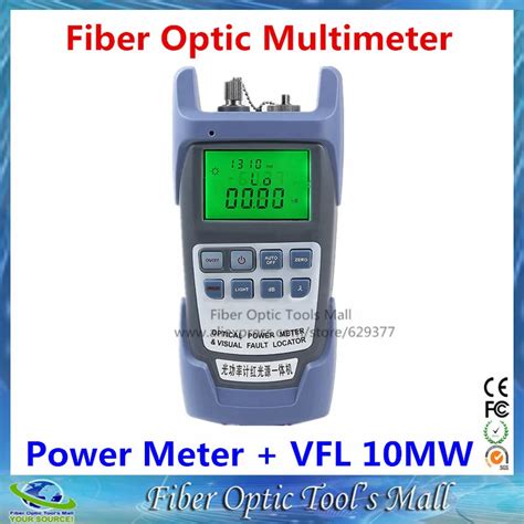 All IN ONE Fiber Optical Power Meter 70 To 10dBm And 10mw 10km Fiber