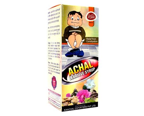 Achal Herbal Constipation Syrup Packaging Type Bottle Packaging Size