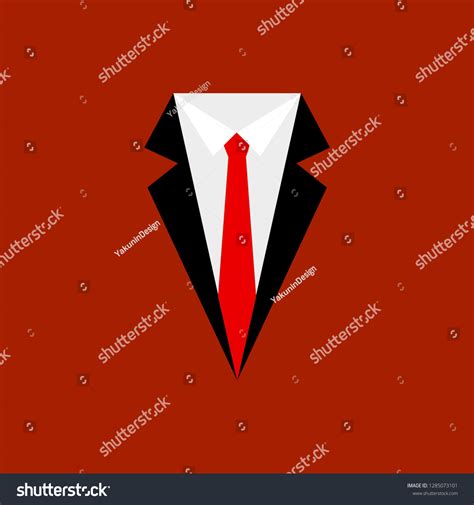 Vector Illustration Elegant Businessman Jacket Logo Stock Vector ...