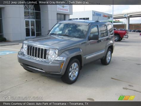 Mineral Gray Metallic 2012 Jeep Liberty Limited Dark Slate Gray