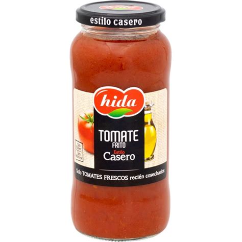 Tomate Frito Estilo Casero Sin Gluten Frasco 560 G HIDA