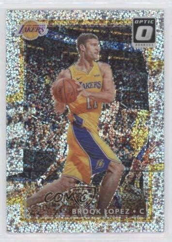 2017 18 Panini Donruss Optic White Sparkle Prizm Brook Lopez 68 EBay