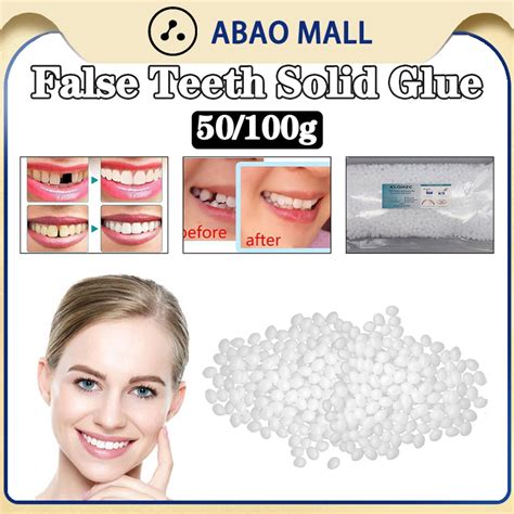 50 100g Temporary Tooth Replacement Material Resin False Teeth Solid