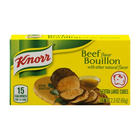 Save On Knorr Bouillon Beef Extra Large Cubes 6 Ct Order Online Delivery Stop And Shop