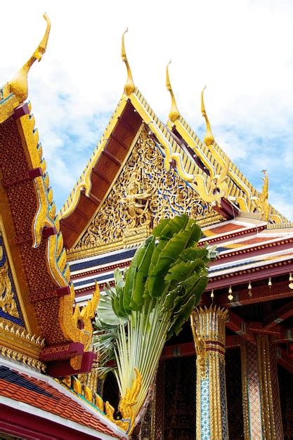 Detalle Del Gran Palacio De Bangkok Tailandia Foto Premium