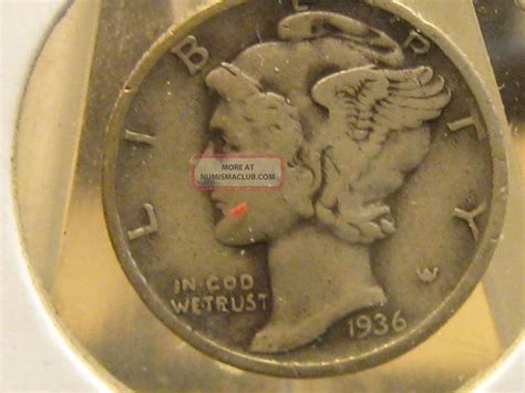 1936 D Mercury Dime Circulated