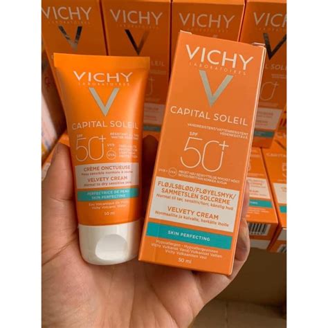 Kem Chống Nắng Pháp Vichy Capital Soleil Velvety Cream Dry Touch Face